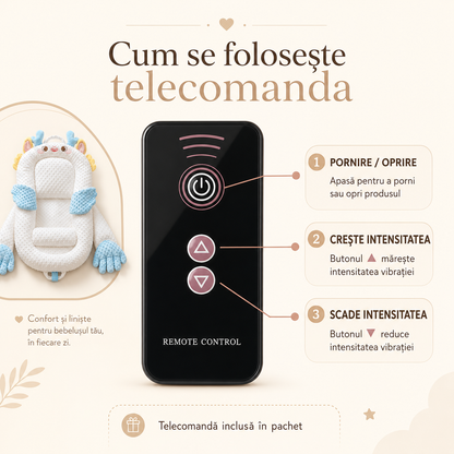 Cuibul Bebelyn™ - Coșuleț multifuncțional cu atingere ritmicǎ