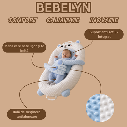 Cuibul Bebelyn™ - Coșuleț multifuncțional cu atingere ritmicǎ